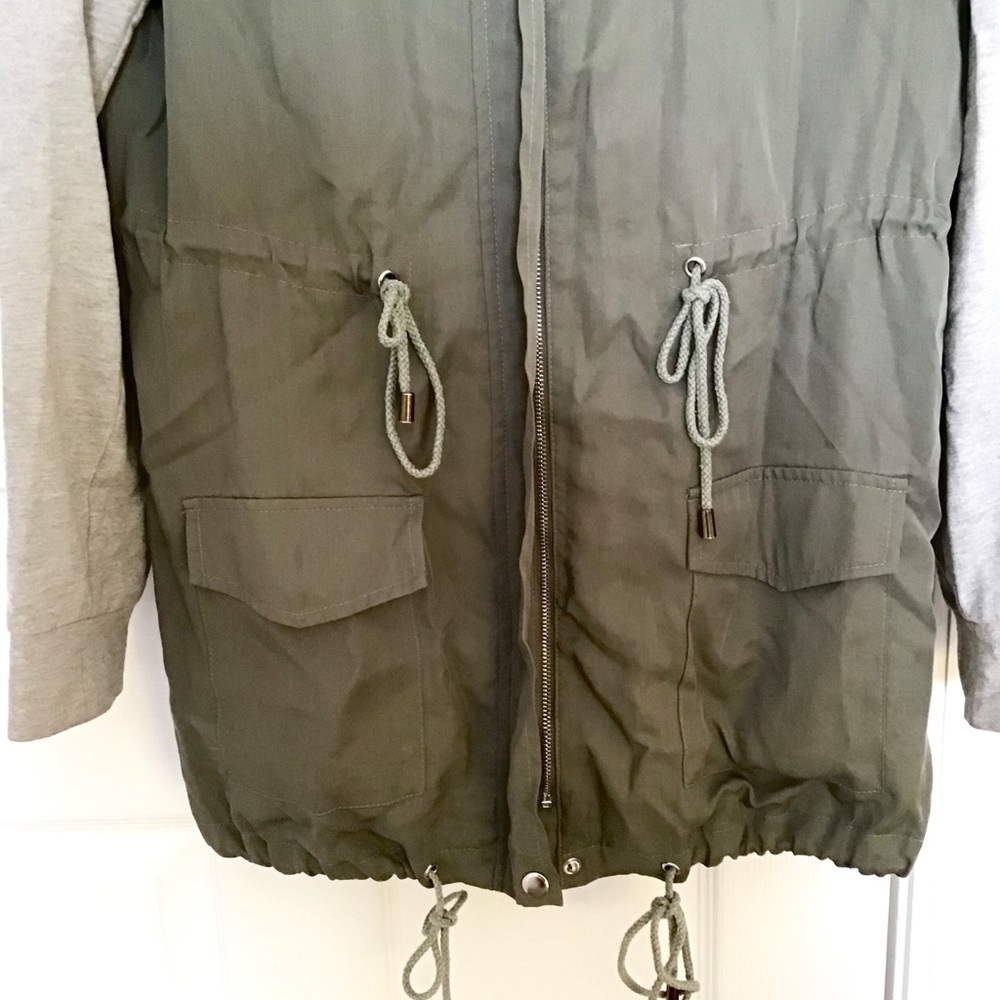 Hive And Honey Piperlime Anorak Utility Jacket Si… - image 3